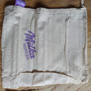 1x Gratis Brotbeutel beim Kauf von 1x Milka Haselnusscreme