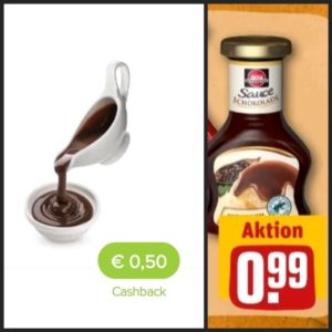 Schwartau Schokoladensauce für 44ct bei Rewe Dank Smhaggle & Marktguru