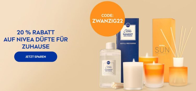 🧡💙 20% Rabatt auf NIVEA Raumdüfte