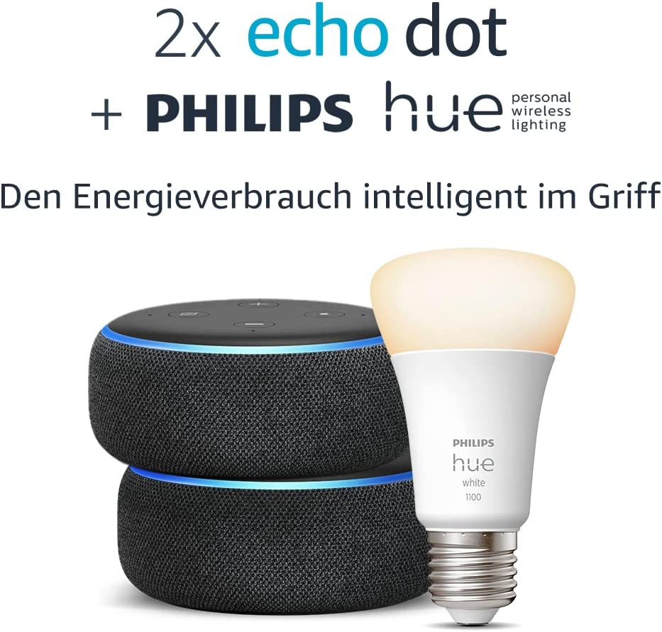 Amazon Echo Dot 3. Generation im Bundle zum starken Preis