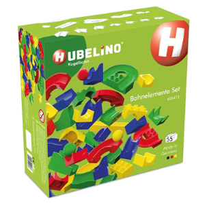 55-teiliges Hubelino Kugelbahn Bahnelemente-Set für 25,97€ (statt 38€)