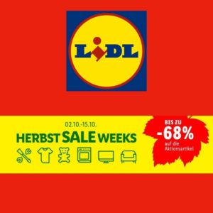 🍁🍂 Lidl Herbst Sale bis zu 68%