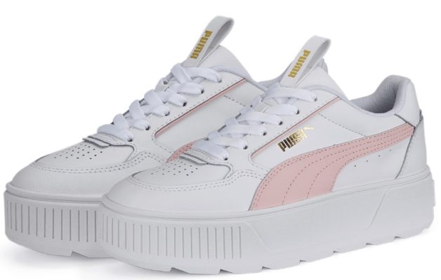 Puma Damen Sneaker Karmen Rebelle weiß/rosa