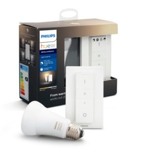 💡 Philips Hue White E27 Bluetooth Starter Kit ab 24,99€ (statt 34€) - 1x Lampen + Dimmschalter