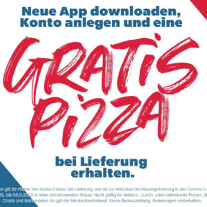 🍕 Gratis Pizza bei Domino's zusätzlich zu eurer Bestellung