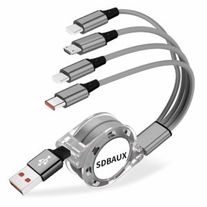 4-in-1 Ladekabel mit USB-C und Lightning für 6,59€ (statt 11€)
