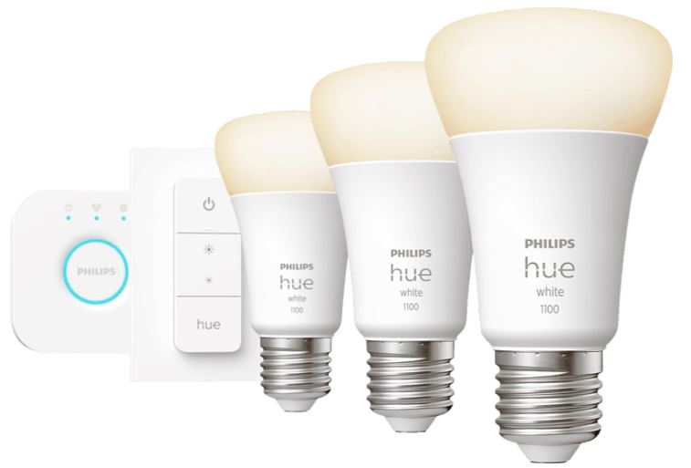 Philips Hue White E27 3er Starter Set inkl. Dimmschalter