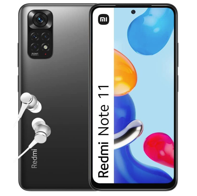Xiaomi Redmi Note 11 4+64GB + Kopfhörer für 119,90€ (statt 176€)