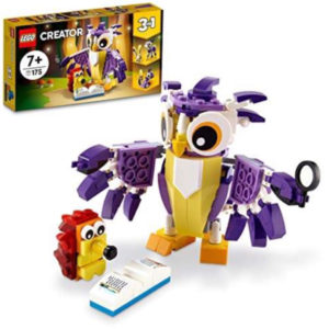 LEGO 31125 Creator 3-in-1 Wald-Fabelwesen: Hase - Eule - Eichhörnchen (Amazon Prime)