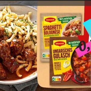 Maggi Fix für umgerechnet 0,07 Euro bei Abnahme von 11 Stück, ab morgen, bei Rewe, dank Payback
