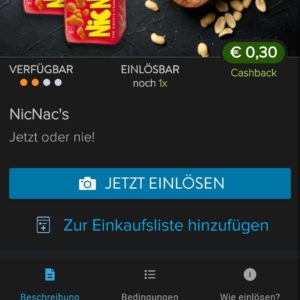 Lorenz Nic Nacs mit Marktguru und Edeka Angebot für 0,69€