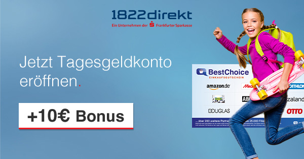 1822direkt Tagesgeld mit Depot