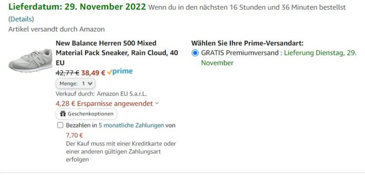 Amazon new balance gm500 top