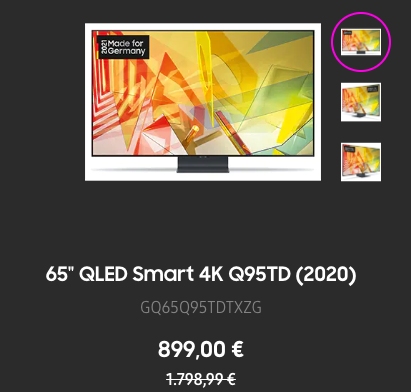 6522 QLED Smart 4K Q95TD 2020