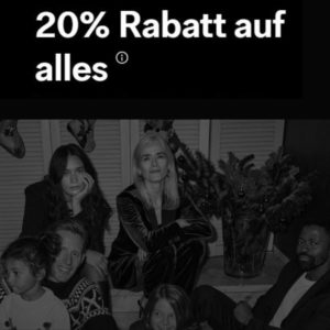 C&A: 20% auf ALLES zur Black Week (MBW 39€)