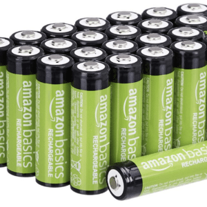 Amazon Basics AA-Batterien, wiederaufladbar, 2000 mAh, vorgeladen, 24 Stück, für 20,41€! 🚀