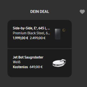 Samsung Waschmaschine / Wärmepumpentrockner uvm. für 165€ (statt 499€ / 599€)? Kein Problem bei den Samsung Black Weeks!