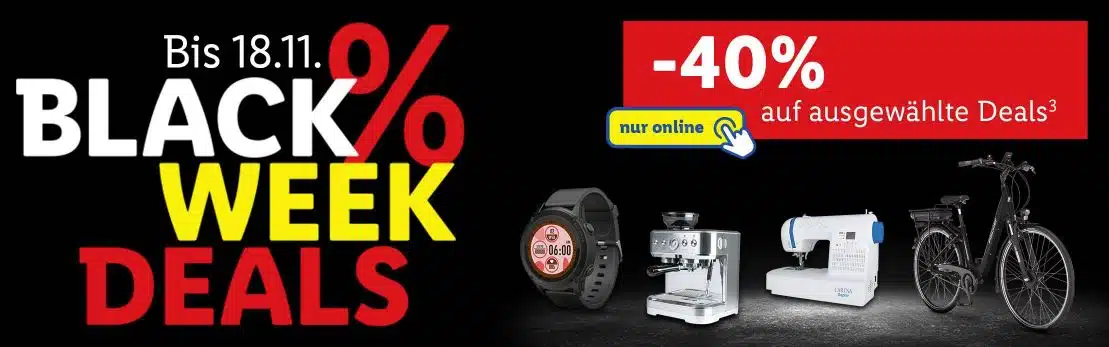 Black Week Deals bei LIDL