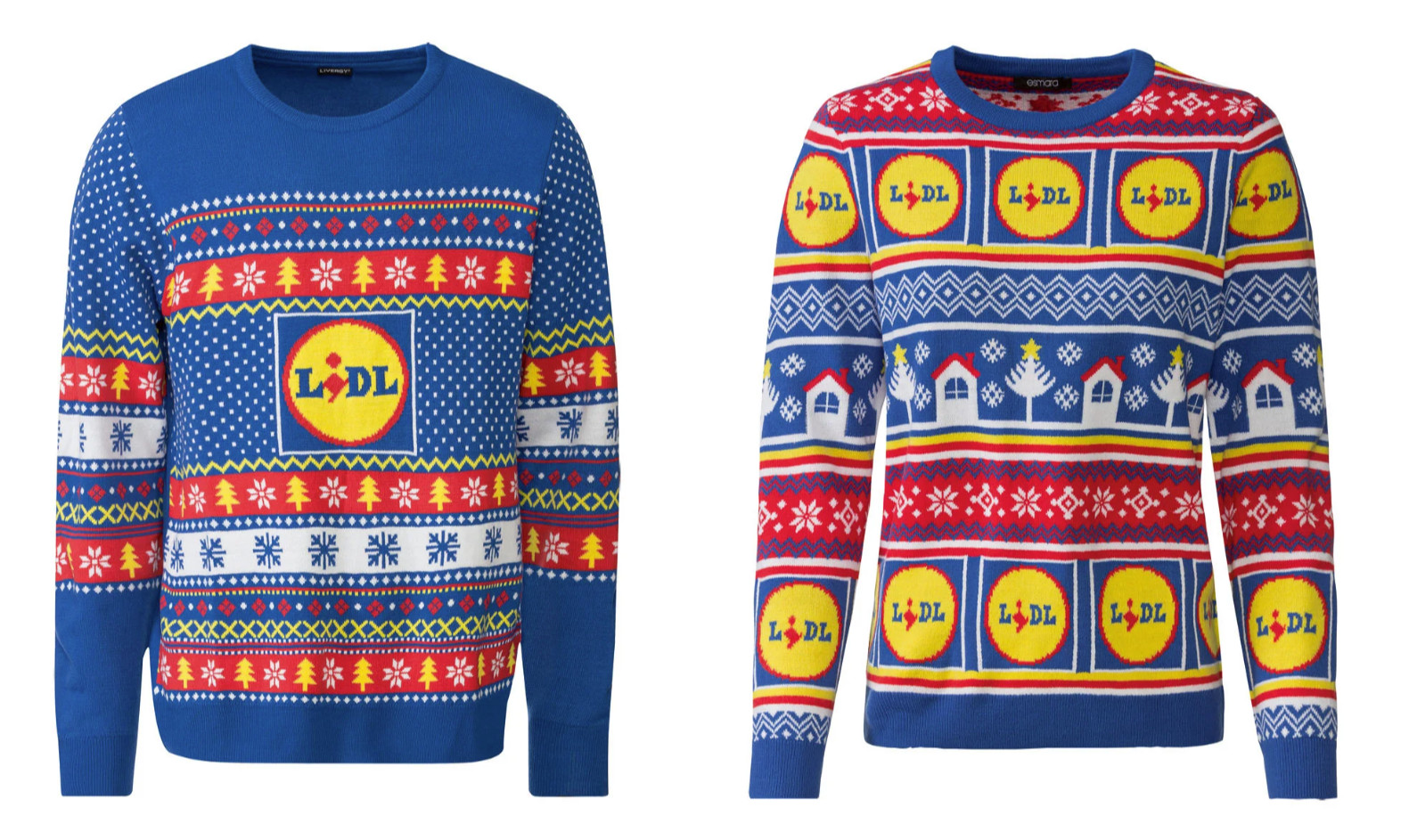 Weihnachtspullover im LIDL Design