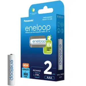 2x Panasonic eneloop AAA Akkus (800 mAh) für 5€