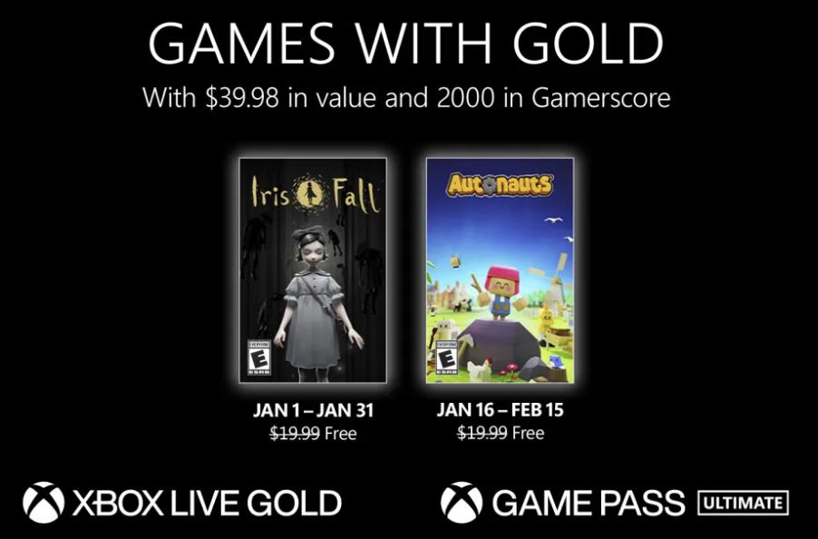 Xbox Games with Gold im Januar 2023