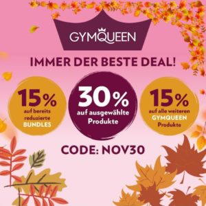 Gymqueen 30% auf ausgewählte Produkte &amp; 15% auf alles andere, z.B. Weihnachtskalender