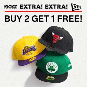 Kickz: 3 für 2 Caps - kaufe 2 & erhalte die 3. GRATIS