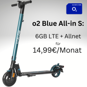 🛵 SoFlow Pro Scooter ab 4,95€ + 6GB LTE Allnet für 14,99€/Monat (o2 Blue All-In S)