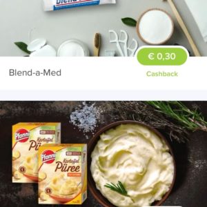 Marktguru 0,40 Cent Kartoffelpurre und Blend a Med Zahnpasta 0,30 Cent