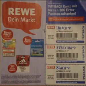 Auch bei Rewe gibt es eine tolle Payback Extrapunkte Aktion für Wunschgutscheine, Adidas und Aral - jetzt schon an Weihnachten denken 🤩🤩 ab 07.11.