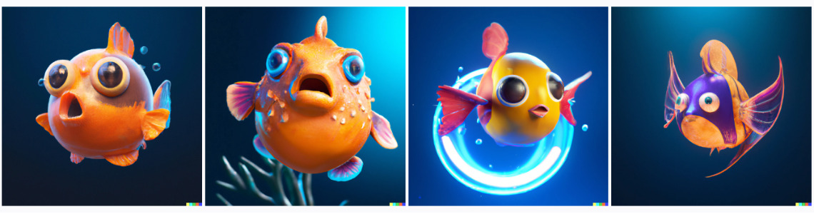 3D_render_of_a_cute_tropical_fish_in_an_aquarium_on_a_dark_blue_background_digital_art