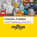 3 für 2 auf LEGO Artikel unter 20€ bei myToys