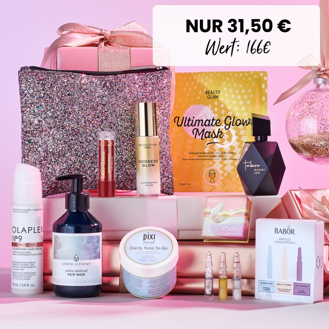 Thumbnail ⭐ Glossybox Christmas Limited Edition mit benefit, Olaplex, Babor u.v.m. 😍 alle Produkte in Originalgröße