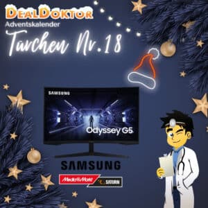 🎁 DealDoktor Adventskalender - Türchen 18: Samsung Odyssey Gaming Monitor