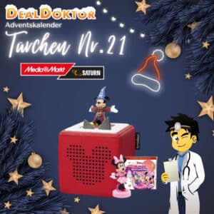🎁 DealDoktor Adventskalender - Türchen 21: Toniebox Starterbox Disney 100 Son­der­edi­ti­on inkl. 2 Toniefiguren