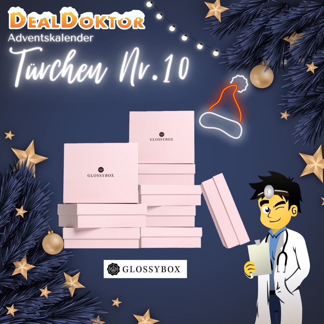 Thumbnail 🎁 DealDoktor Adventskalender - Türchen 10: Jahresabo Glossybox mit 12 Boxen