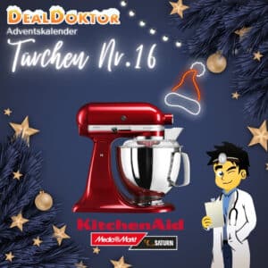 🎁 DealDoktor Adventskalender - Türchen 16: KitchenAid Artisan Küchenmaschine 4,8 l