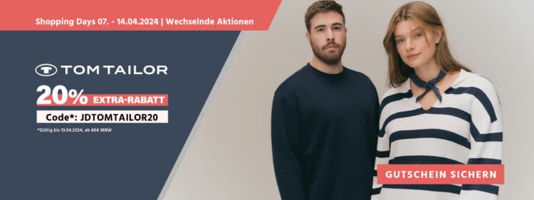 Tom Tailor Sale bei Jeans Direct