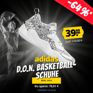 👟 adidas D.O.N Issue #3 Basketballschuhe für 39,99€ (zzgl. Versand)
