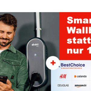 🔥 E.ON Drive eBox smart Wallbox für 1€ + 100€ Bonus bei Buchung eines Installationspakets