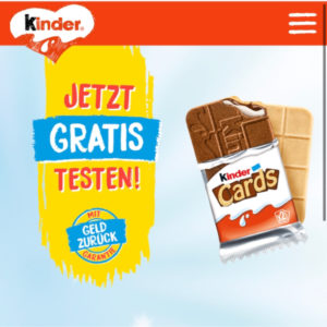 GRATIS: Kinder Cards kostenlos testen