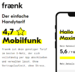 🎁 1 Monat geschenkt 🔥 mtl. kündbare 7GB LTE Allnet für 10€/Monat (fraenk / Telekom)