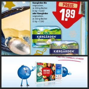 Arla Kärgarden für umgerechnet 1,59 Euro, bei Rewe, beim Kauf von mindestens 2(!!) Bechern ! Dank Payback und Smhaggle