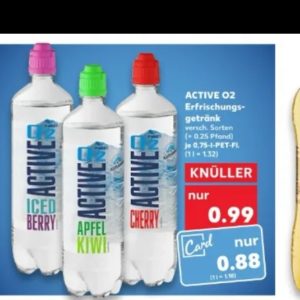 Active O2 Erfrischungsgetränk mit Marktguru 0,48€