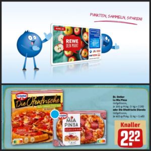 Die Ofenfrische von Dr Oetker für umgerechnet 1,42 Euro bei Rewe, ab Morgen, dank Smhaggle & Payback -höchstwahrscheinlich personalisiert!!