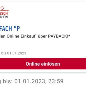 "Wunschgutschein" jetzt mit 10-fach Payback-Punkten