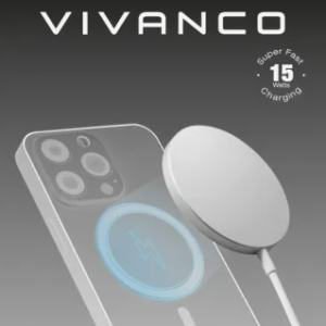 Vivanco: magnetisches & drahtloses 15W Schnellladegerät für 12,99€ (statt 28€) - Magnetic Wireless Super Fast Charger