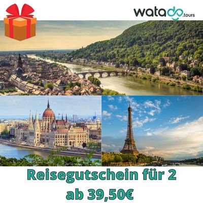 🌟 Reisegutscheine ab 39,50€ pro Person - Städtetrips in Deutschland &amp; Europa