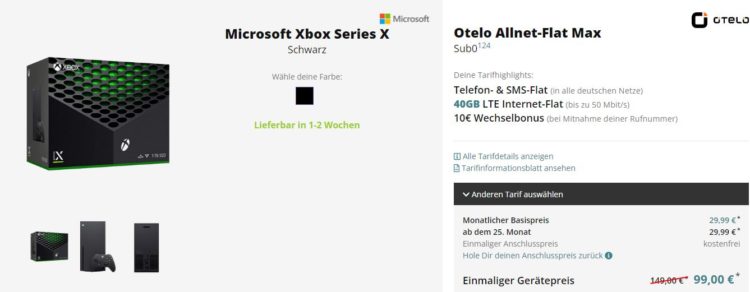 xbox seriex x + otelo