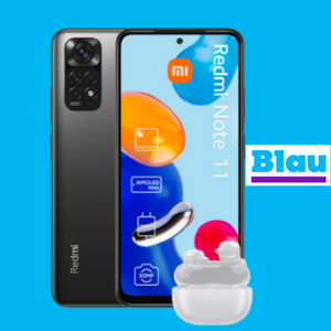 50€ Bonus on top! ✌️ Xiaomi Redmi Note 11 für 1€ + Redmi Buds 3 Lite + 15GB LTE Allnet für 14,99€/Monat + 0,00€ AG (Blau Allnet Plus / o2-Netz)